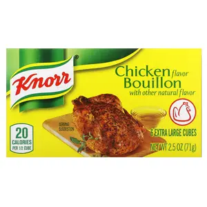 Knorr Chicken Flavor Bouillon, 6 Extra Large Cubes, 2.5 oz (71 g)