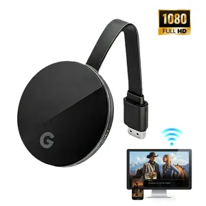 Wireless HDMI Transmitter and Receiver, Wireless Screen Mirroring Device, for Casting iOS, Android Devices, Tablets, Laptops to HDTV/Monitor/Projector, Supports AirPlay/Miracast/DLNA, HDMI Adapter