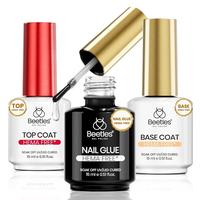 3Pcs 15ml HEMA-Free Nail Glue Gel+Top Gel+Base Gel