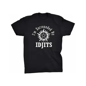 Supernatural Idjits Bobby Singer Vintage Tee Perfect Gift For Fans Of The Show Golf Gift T-Shirt For Men and Women Men Tee