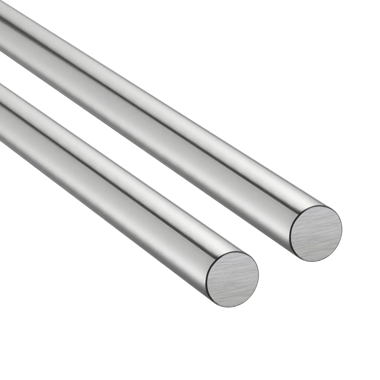 Two-Piece 25mm By 1000mm Linear Motion Rods For CNC Milling And Drilling, SFC25 Carbon Steel Shaft, Anti-Rust Coating, High Precision And Hardness, Suitable For Cutting, Grinding, And Metalworking Machinery