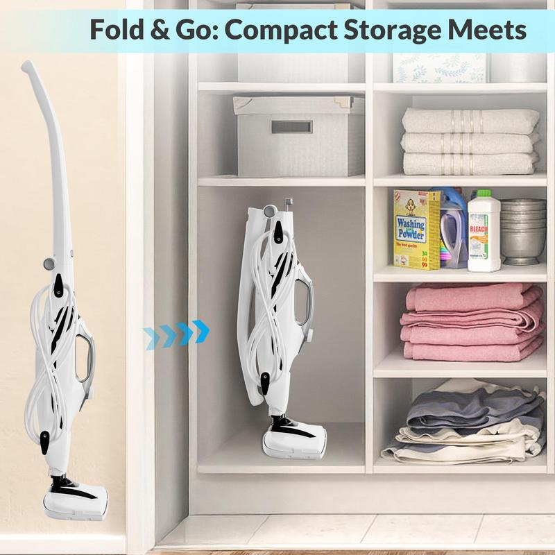 [Flash Sale] GLEEHILL 10-in-1 Steam Mop & Handheld Steamer, 1550W, 8m Cord, Steam Mop for Hardwood Floors, Washable Pad, Multi-Functional Accessory for Floors, Carpets, Tile, Grout & Glass, Chemical-Free