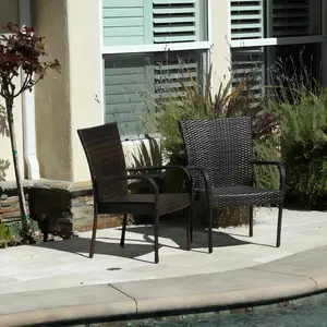 WICKER STACKING CHAIR,1PC