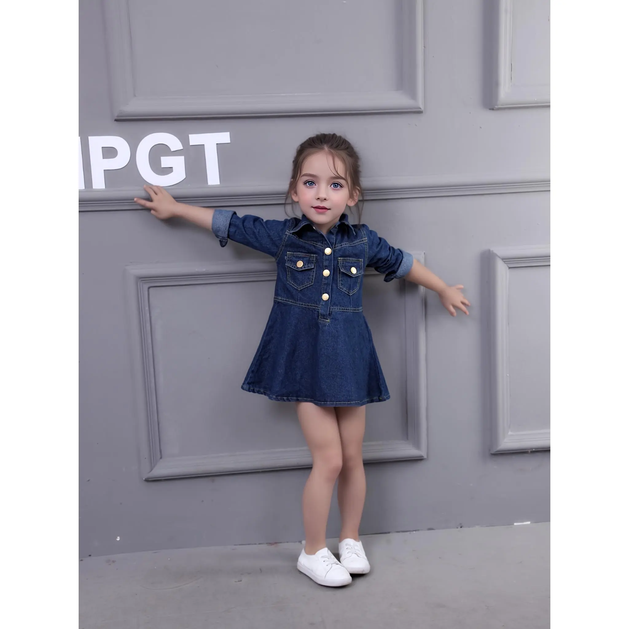 Girls' Long-Sleeve Faux Dress with Chest Pocket - Short Length Casual School & Everyday Outfit, Machine Washable Blue Jeans Dress/Fall, Comfortable Regular Fit Teen Girls & Young Girls - TikTok Shop Girls' Long-Sleeve Faux Dress with Chest Pocket - Short Length Casual School & Everyday Outfit, Machine Washable Blue Jeans Dress/Fall, Comfortable Regular Fit Teen Girls & Young Girls - TikTok Shop