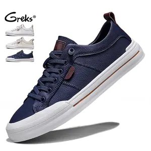 GREKS Men's Versatile Slip-On Casual Shoes 3 Color Options Daily Comfort Daily Wear Shoes