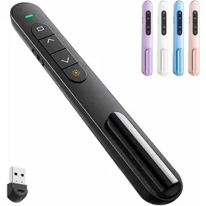 Presentation Clicker for PowerPoint, RF 2.4GHz USB  Presenter Remote with Volume Control, PowerPoint Clicker Slide Advancer for , Windows, Laptop, Keynote