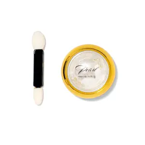 Chrome Effect Pearl - Professional Nail Art Chrome Pigment Powder for Mirror & Glazed Donut Effect