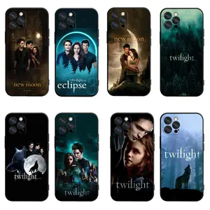 Twilight Saga Edward, Bella, Jacob Movie Art Phone Case for iPhone 17,16,15,14,13,12,11 Pro/Pro Max/Plus, Smartphone Cellphone Handheld Devices Accessories, Ideal for Christmas & Birthday Gifts