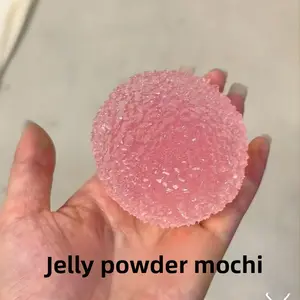 Handmade Ball Squeeze Maltose Grass Ball Mochi Toy Handmade Ball Squeeze Fun Finger Suction Slow Rebound Stress Relief Toy