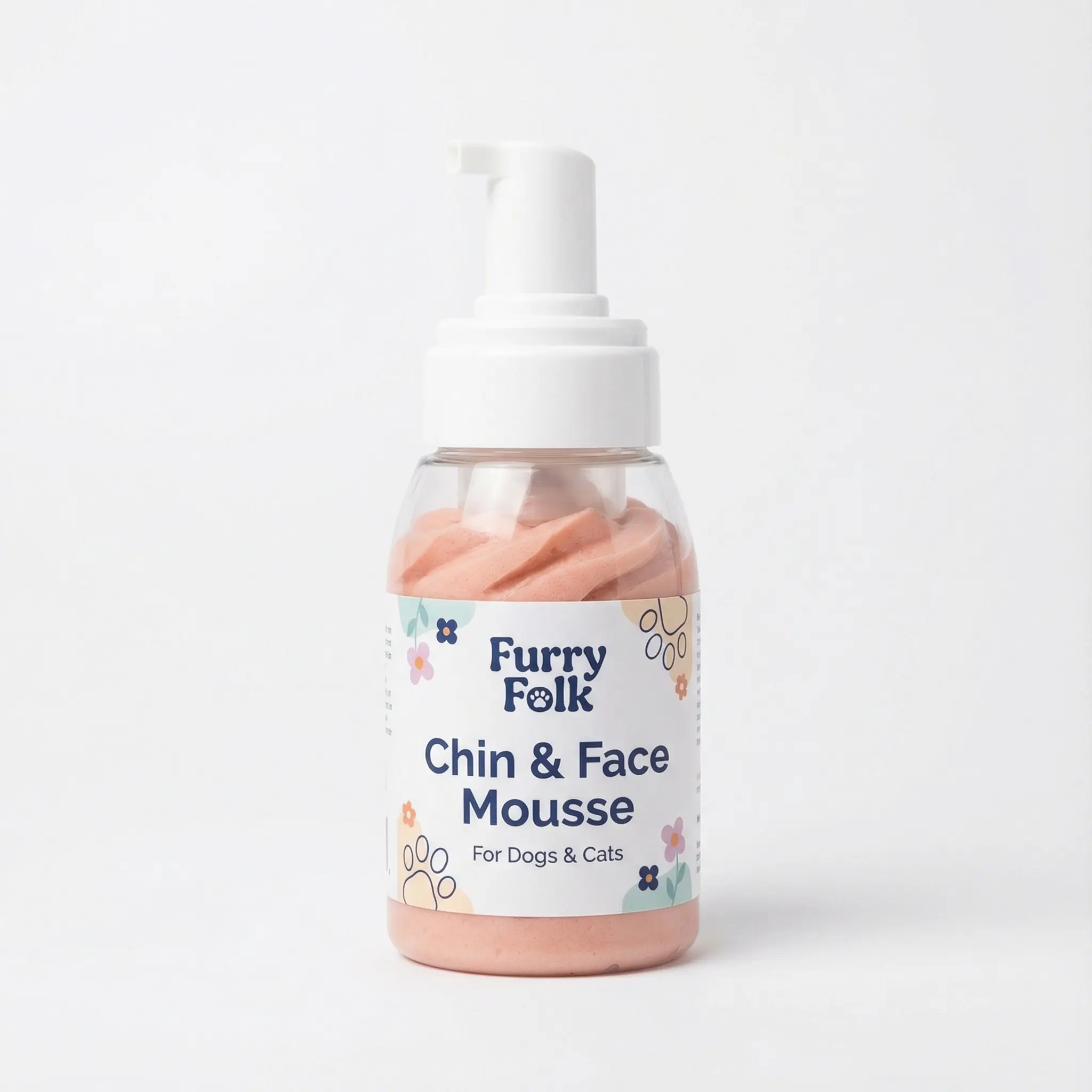 Pet Chin Care Mousse, Paika Pet Grooming Essentials, Gentle Cleanser & Moisturizer, Suitable for All Breeds, Enhances Skin Health