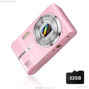 Digital Camera with SD Card, 16X Digital Zoom Camera, Portable Mini Camera for Teenagers Students Boys Girls, Point and Shoot Camera for Gifts, Tech Gadgets, GiftPulseTrail5ABSummit ActiveXXGlobalBasket8