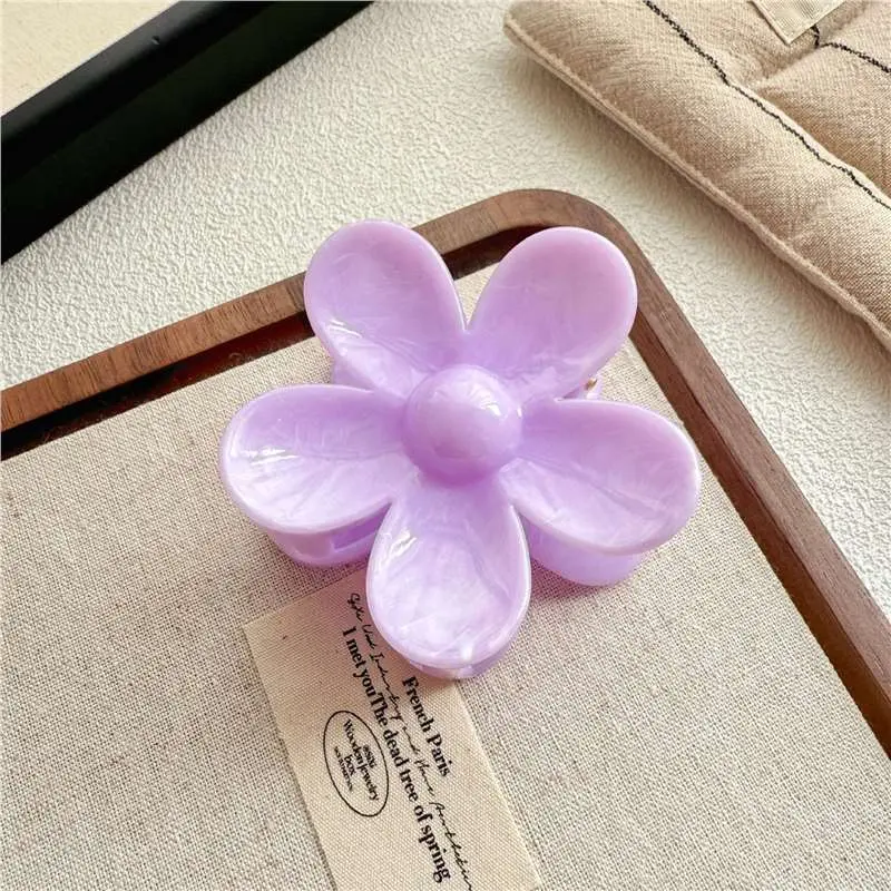 7CM five petal flower (light purple blen