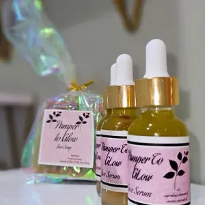 Pampered to Glow skincare kit( soap, serum and toner)
