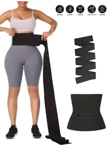 Triple Wrap Tummy Control Waist Trainer, Corset Waist Shaping, High Waisted Shapewear, Adjustable Body Shaper, Columbian Waist Cincher, Corset with Velcro Adjustable Fit, Slimmer Hourglass Underwear, Suitable For Daily Training Or Sports