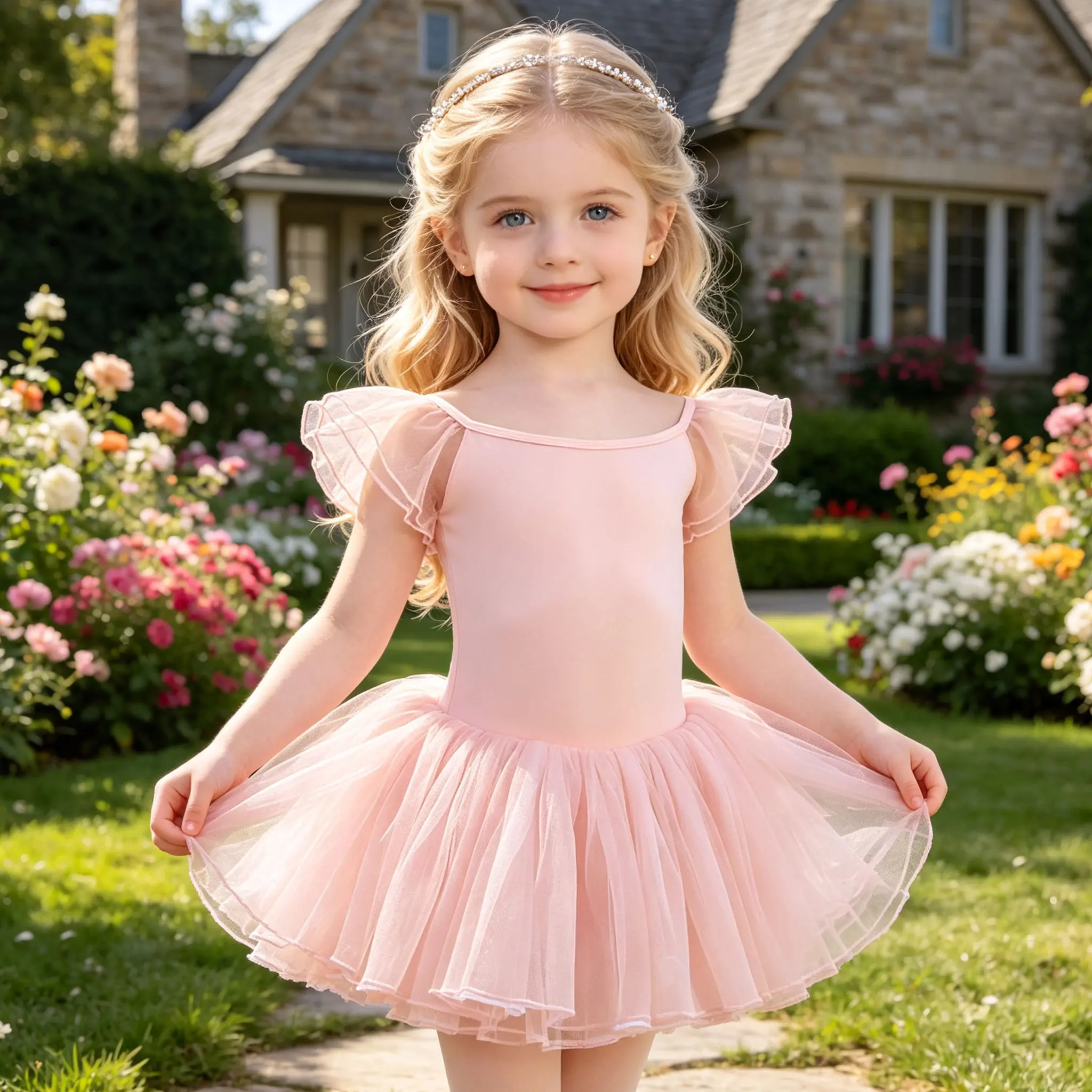 Girls Flutter Mesh Ruffle Sleeve Pink Ballet Tutu Dress Leotard Classic Solid Tulle Skirt Kids Gymnastics Recital Dance Costume Toddler Ballet Training Outfit