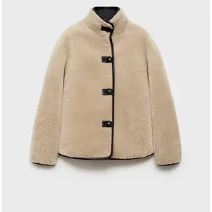 Chaqueta Borreguito Exclusiva Mango - Cierres Trenca / Gancho Jacket Coats Casual Tops Outerwear Womenswear