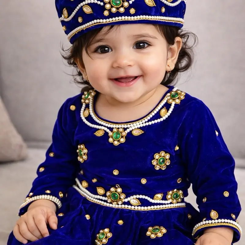 Nepali traditional Pasni  dress boutique kurta with pant hat and shoes