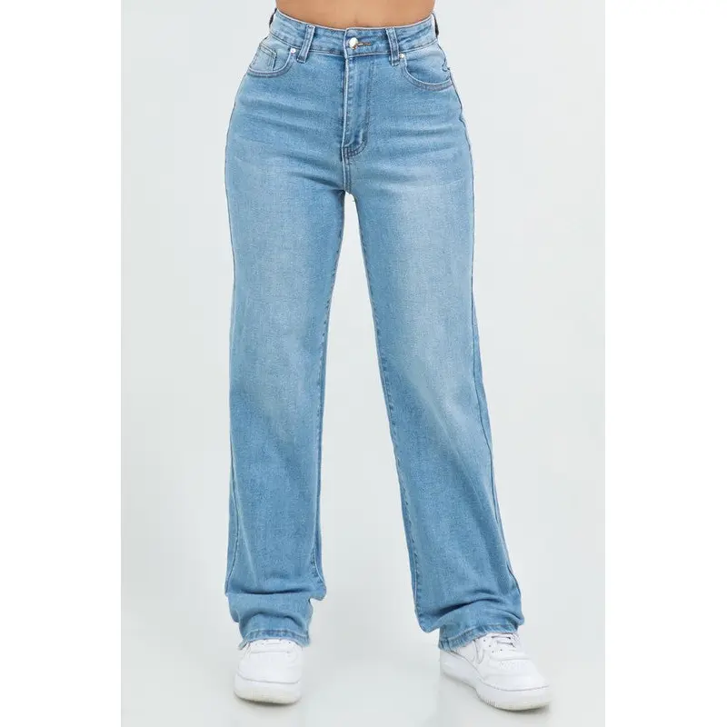 Claire Wide leg jeans -Light Wash Claire Wide leg jeans -Light Wash