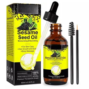 Sesame Seed Oil Unrefined Natural For Skin, Body, Face, and Hair Growth