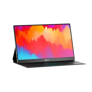 Mobile Pixels Fold Portable Monitor 15.6'' FHD 1080p Travel Monitor for Laptop,Plug and Play,Laptop Screen Extender Monitor Compatible with macOS/Windows/Android/Switch (Protective Cover Included)