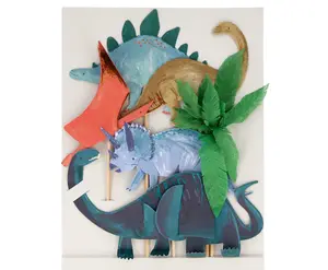 “We are the Dinosaurs” 🦕 Dinosaur Kingdom Cake Toppers (x 6)