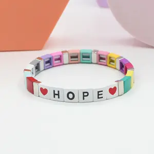 Unicorn Magic Alphabet Bracelet - Customizable Initials in Macaron Enamel New Bestseller for Summer