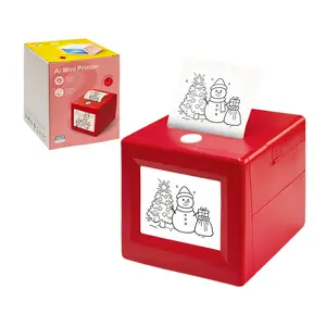 AI Voice Mini Printer, Wireless Portable Smart Gadget | Kids Imagination Learning Toy, DIY Craft & Home Office Essential-YY