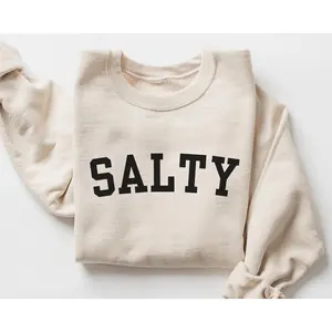 Salty Sweatshirt & T-shirt, Beach Shirt, Summer Sweatshirts, Beachy Shirts, Seaside Crewneck, Coconut Girl