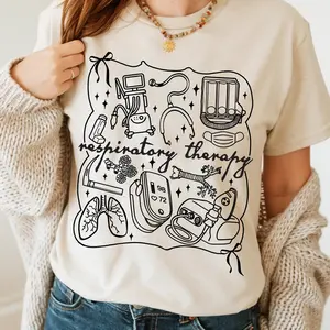 Respiratory Therapist Shirt, Respiratory Therapist Gift, Pulmonologist Appreciation Shirt, Therapist Gift, Lung Therapist Cotton Crewneck