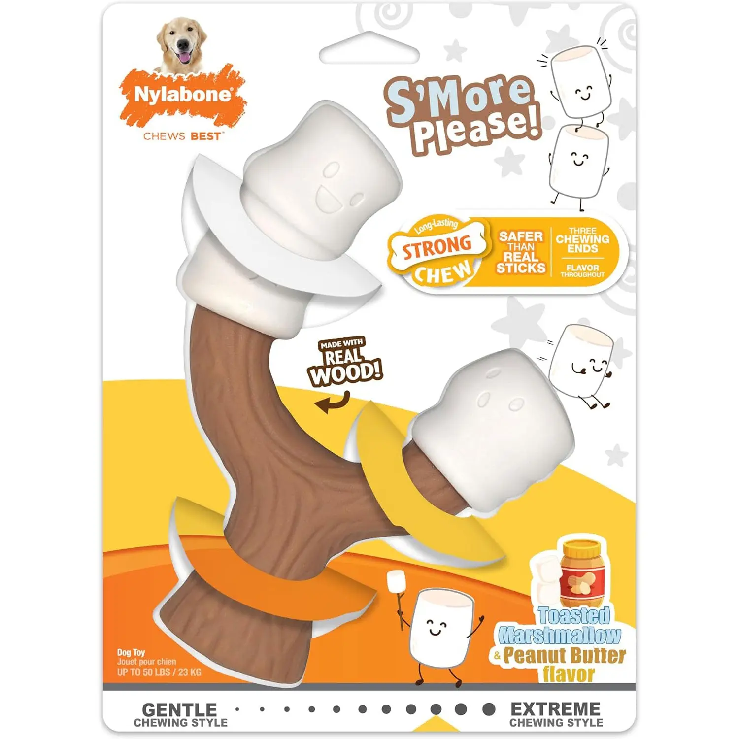 Nylabone Strong Chew Marshmallow Nylabone Strong Chew Marshmallow