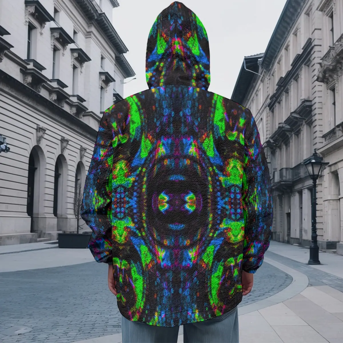 Color High Men's Casual Zipper Jacket