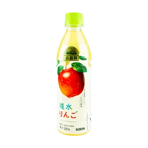 Kirin Kirin Ichiban Shibori Apple Juice 430ml - 100% Pure Fruit Juice, No Added Sugar, Refreshing Japanese Drink