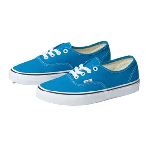 VANS Authentic Color Theory Mediterranian Blue Sneakers for Men Women Comfortable Canvas Shoes