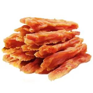 HELETY-Chicken Jerky Dog Treats, Real Chicken Strips Dog Training Treats Soft Rawhide-Free Chews Healthy Snacks for Small Medium Large Breed 10.58oz