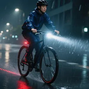 XTAUTO Ebike Bike Light Set USB Rechargeable Front & Rear Lights 6+4 Modes IPX5 Waterproof Super Bright for Night Cycling & Outdoor Exploration bicycle  light lumen super bright bikelights mtb  gear smart  bikelights