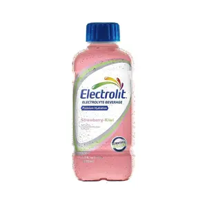 Electrolit Electrolyte Hydration Beverage, Strawberry Kiwi, 21oz (Pack of 12)