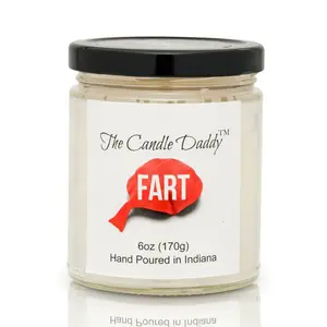 The Candle Daddy Fart Scented Candle - Smells Terrible - Funny Gag Gift Candle - Smely Candle Gift for Holidays, Birthdays - Long Burn Time, Funny Candle Gift, Hand Poured in USA - 6oz