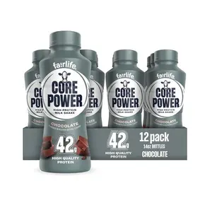 High Protein Chocolate Shake 42g Protein 14oz Bottle 12 Pack
