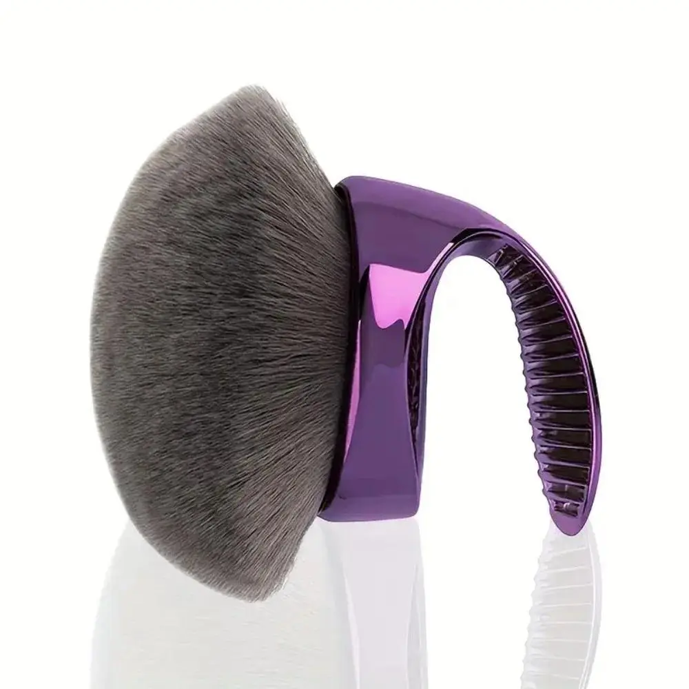 Extra Large Body Kabuki Makeup Brush, Personal Wide Round Head Self Tan Blending Brush for Leg Makeup Bronzer Self Tanner Application Beauty