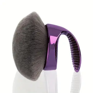 Extra Large Body Kabuki Makeup Brush, Wide Round Head Self Tan Blending Brush for Leg Makeup Bronzer Self Tanner Application