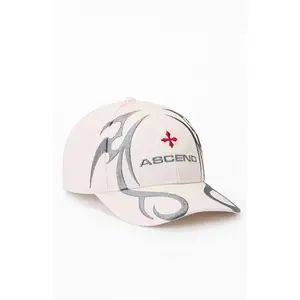 Pacsun Men's Cream Ascend Logo Snapback Hat