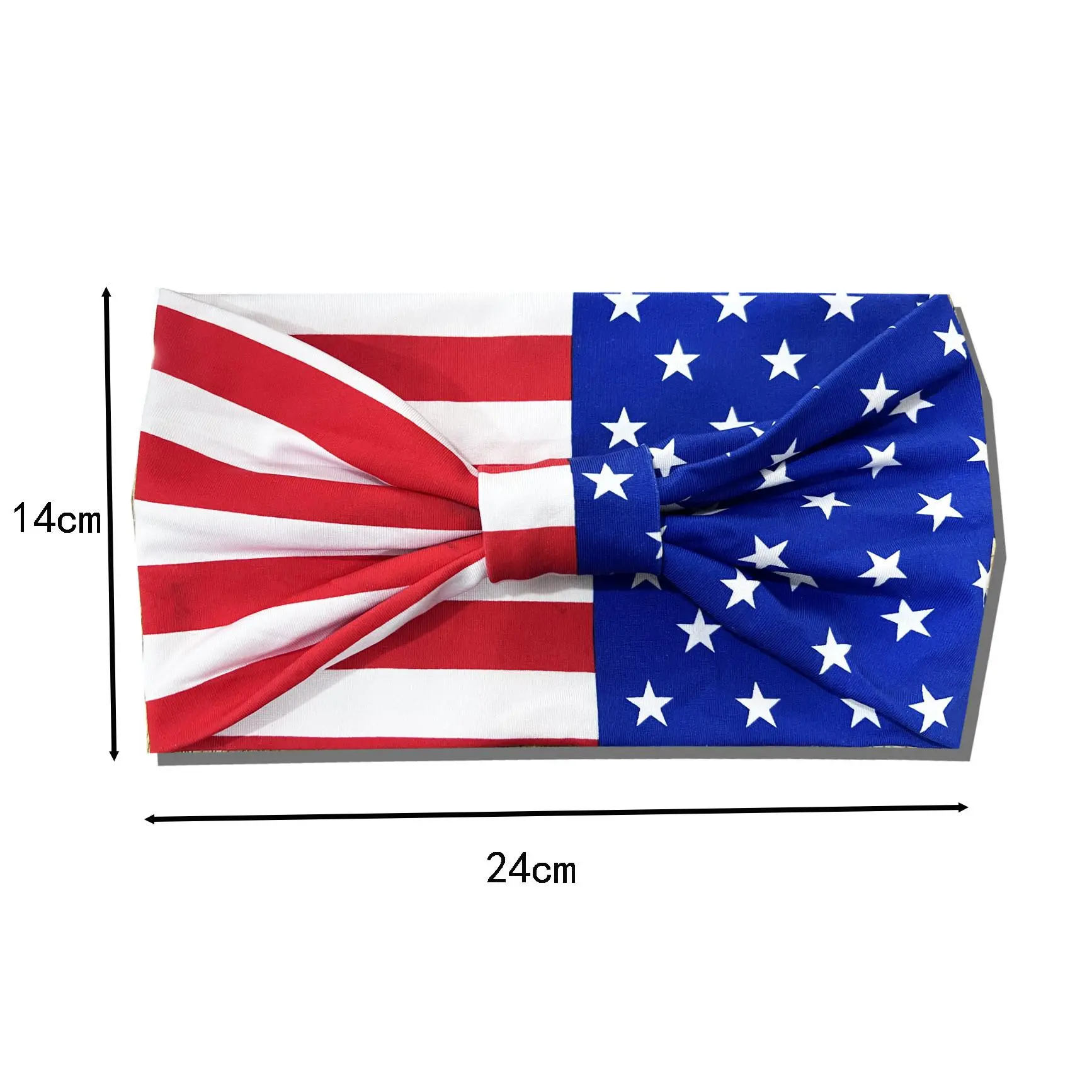 Knotted wide-brimmed headband