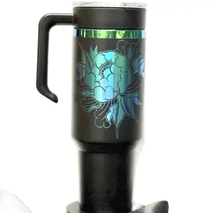 40oz Aurora Bloom Tumbler – Artwork by @AlexSmithBodyArt