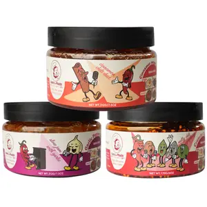 Garlic Pepper Sauce/Cinnamon Chili/Crunchy Chili Oil,hot sauce,sweet spicy flavor twist, Dip, Sambal,chili oil & sauces,Global Flavors by Phoebe, vegan·No MSG·Non-GMO  everybody umami  chili  crunch wontons  in Ghost Salsa leekum  keechili  crisp Hot No B