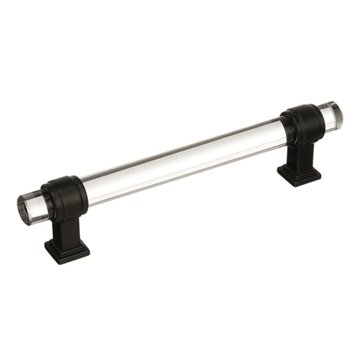 Amerock Glacio Cabinet Door Hardware Handle - 128 mm, Black Bronze Finish, Durable, Lifelong Beauty, Reliable Performance