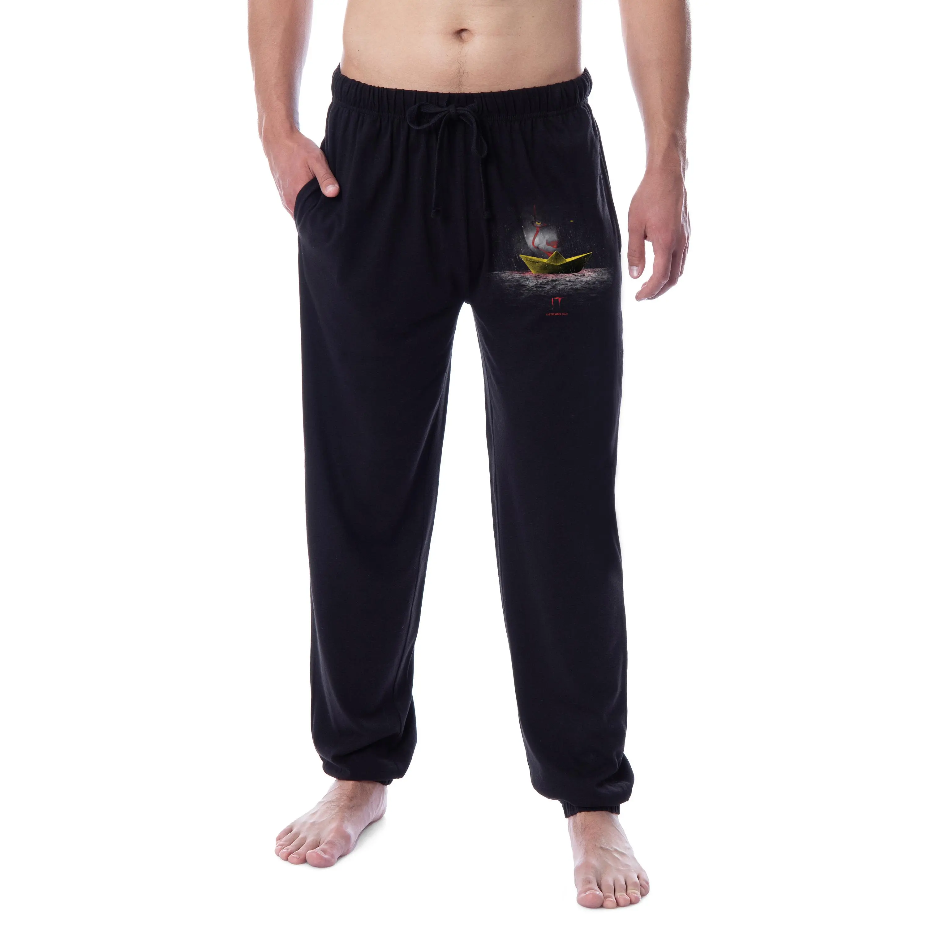 IT The Movie Mens' Film Pennywise Clown Sleep Jogger Pajama Pants