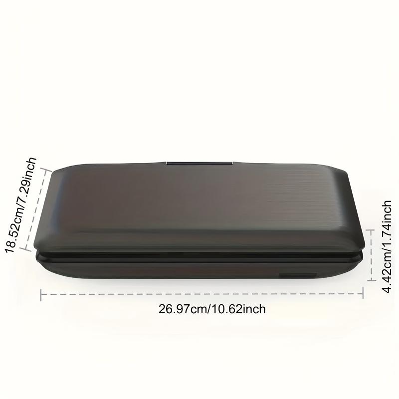 11.5" Portable DVD Player with 9.5" Swivel Screen 5-Hour Rechargeable Battery CD/DVD/SD/USB Regions Free Dual Speakers Foldable for Car Headrests
