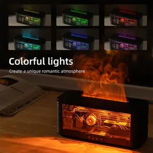 Creative Mechanical Aroma Diffuser, Home Essential Oil Humidifier with Seven-Color Ambient Light, Perfect Gift for Mother's Day, Valentine's Day, Parties