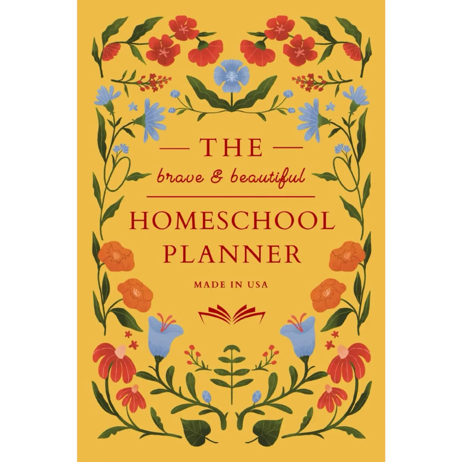 Homeschool Planner: Full-Color 12 Month Undated Lesson Plan Book for Homeschooling, Organization, and Curriculum Planning (Homeschool Supplies and Organization)