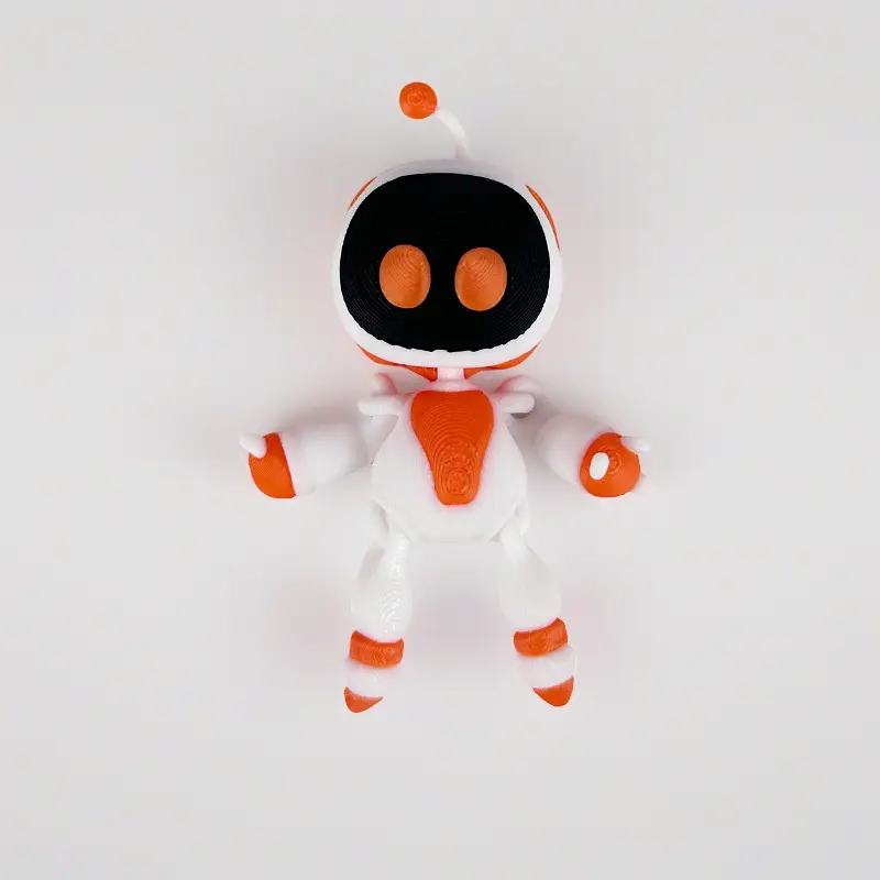 Christmas 3D Printed Toy Astronaut with Movable Joints, Hanging Ornament, Children's Gift, Craft